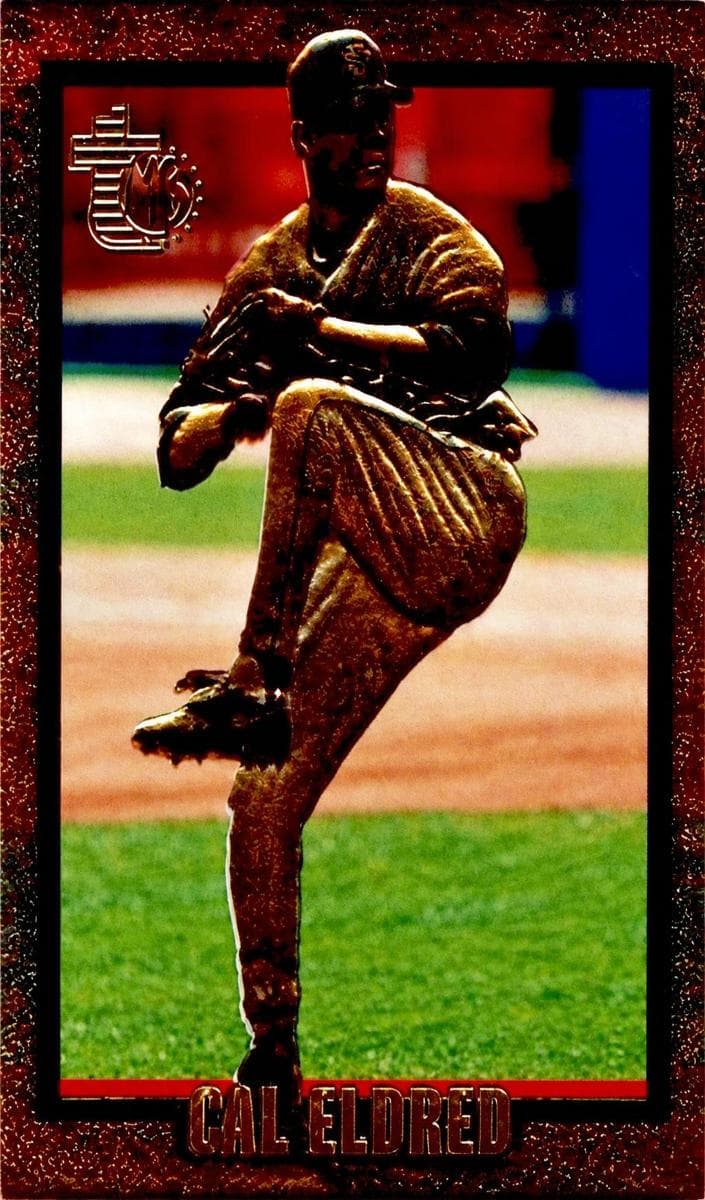 Cal Eldred 1995 topps Embossed