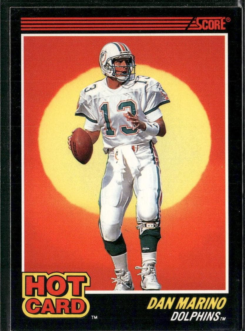 Dan Marino 1990 panini Score