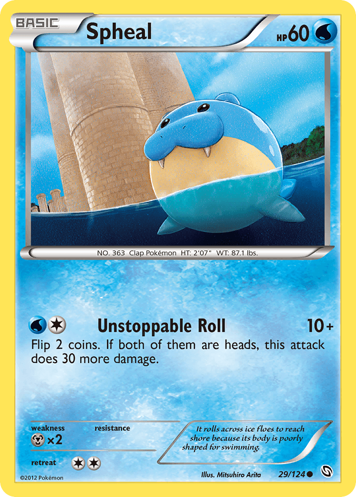 Spheal 2012 Pokemon Dragons Exalted
