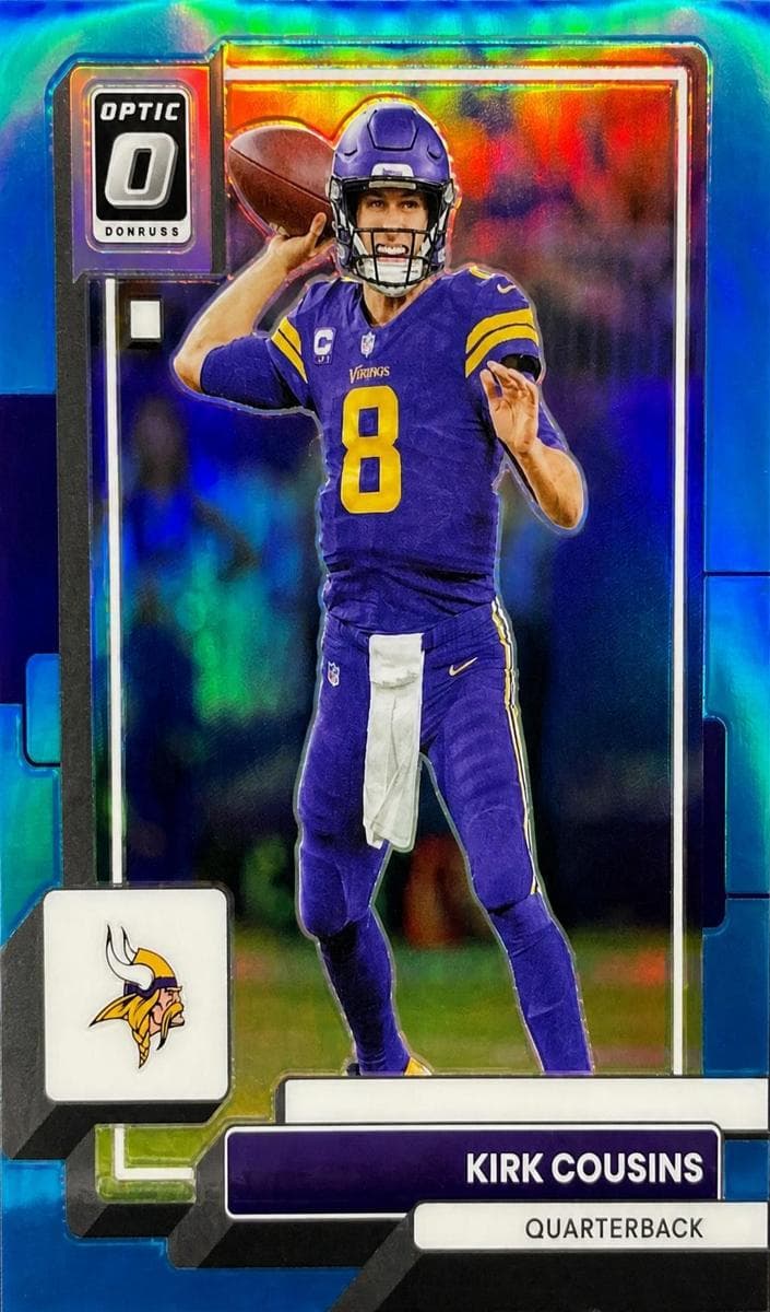 Kirk Cousins 2022 panini Donruss Optic