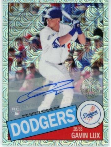 Gavin Lux 2020 topps Update Silver Pack