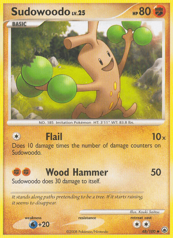 Sudowoodo 2008 Pokemon Majestic Dawn