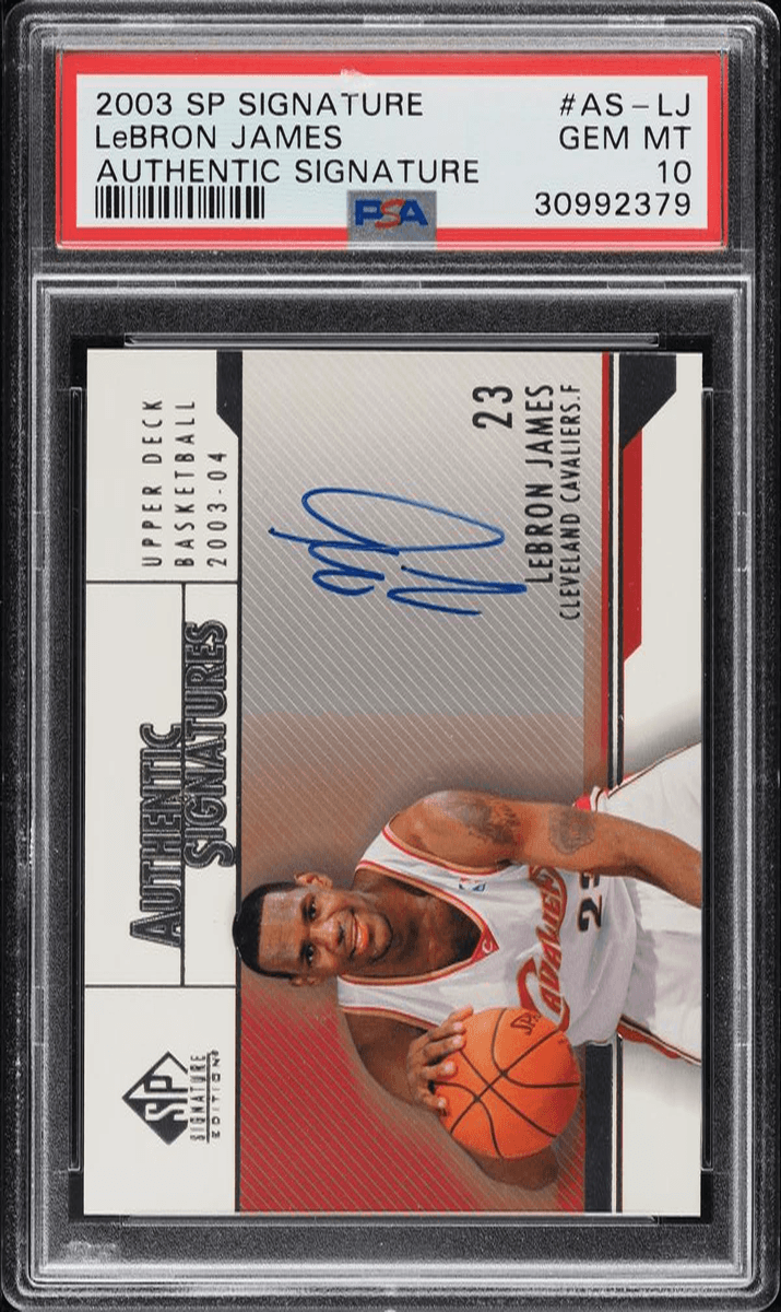 Lebron James 2003 topps