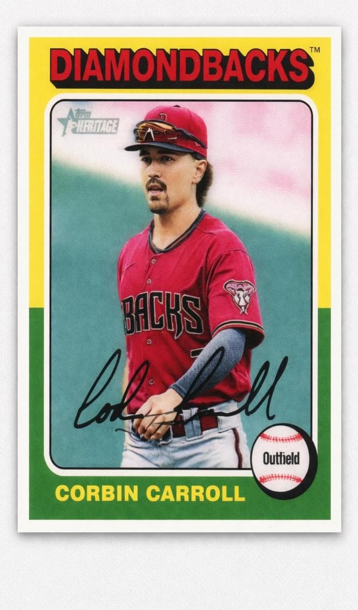 Corbin Carroll 2024 topps Topps Heritage