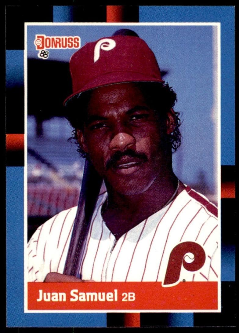 Juan Samuel 1988 panini Donruss