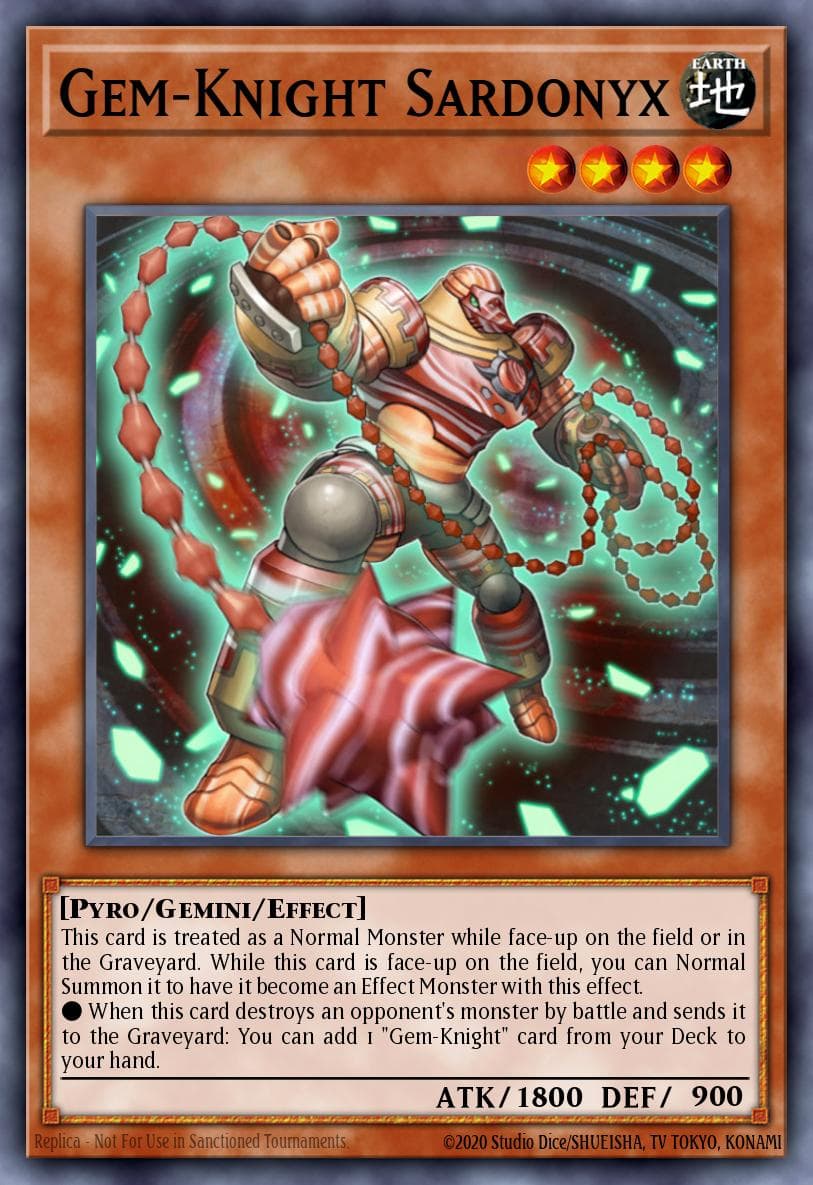 Gem-Knight Sardonyx 2012 Yu-Gi-Oh! Duel Terminal 7