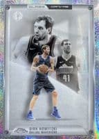 Dirk Nowitzki 2025 topps Topps Chrome Glass Canvas - Superfractor