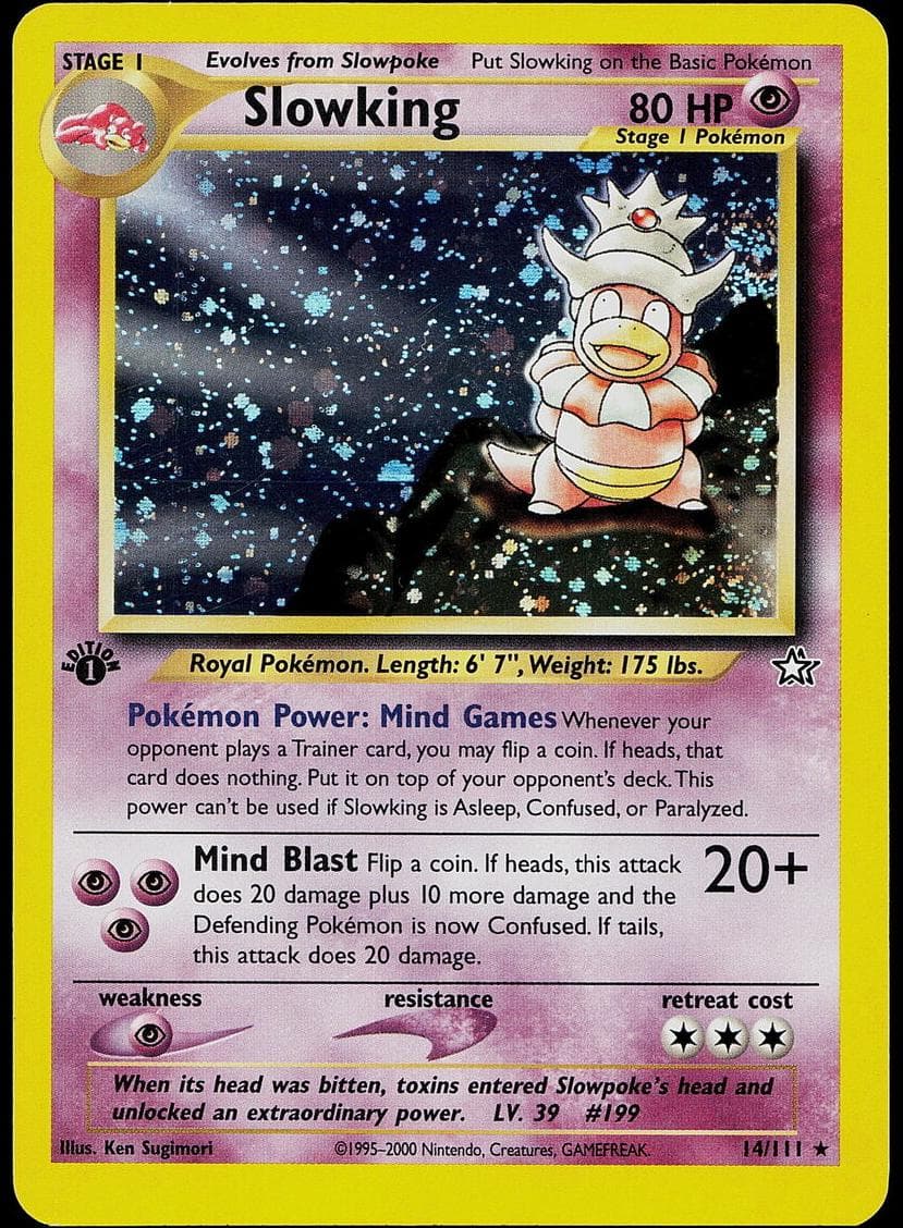 Slowking trading card