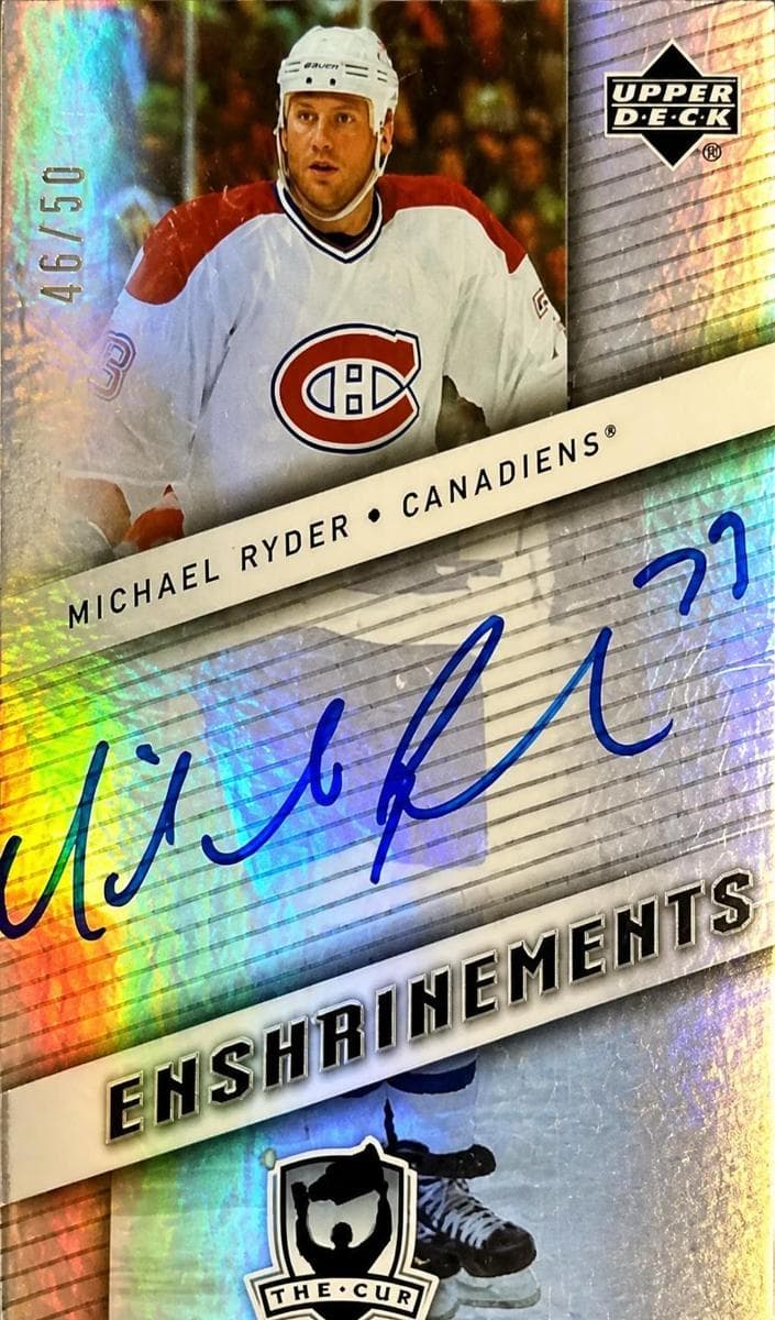 Michael Ryder 2006 upper-deck The Cup