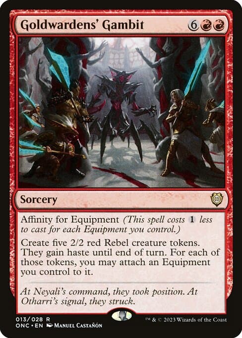 Goldwardens' Gambit 2023 Magic: The Gathering Phyrexia: All Will Be One Commander