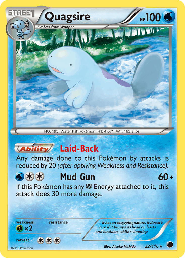 Quagsire 2013 Pokemon Plasma Freeze