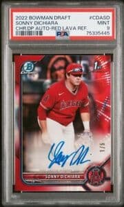 Sonny DiChiara 2022 bowman Bowman Draft