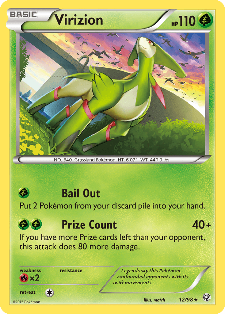 Virizion 2011 Pokemon
