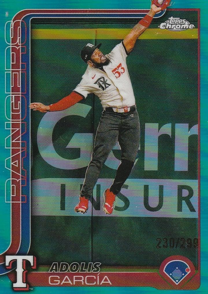 Adolis García 2025 topps Topps Chrome Sapphire