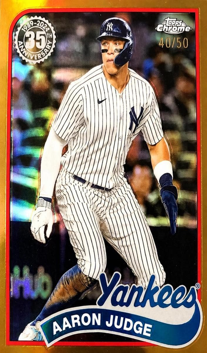 Aaron Judge 2024 topps Topps Chrome