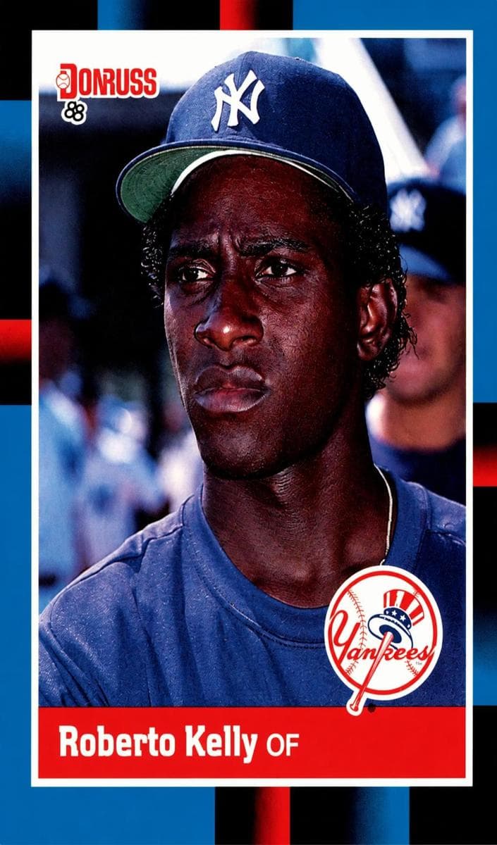 Roberto Kelly 1988 panini Donruss