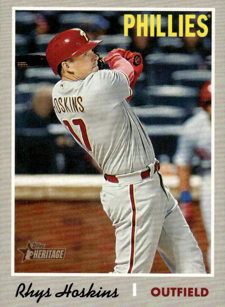Rhys Hoskins 2019 topps Topps Heritage