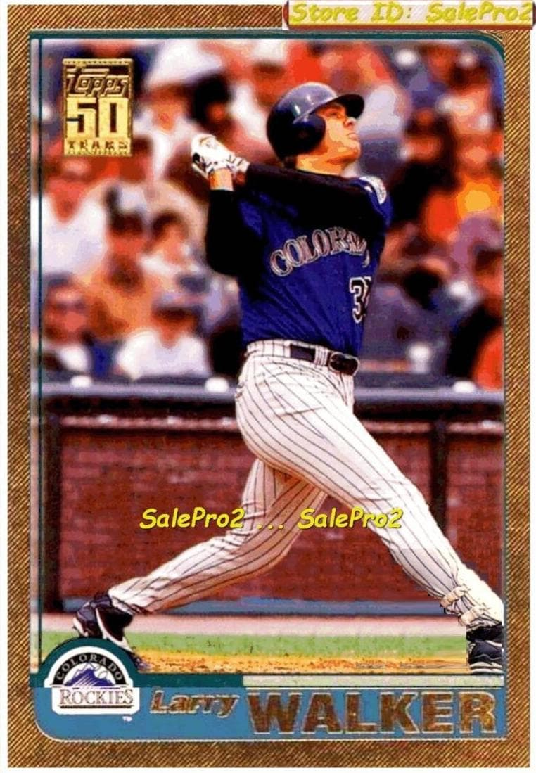 Larry Walker 2001 topps Topps