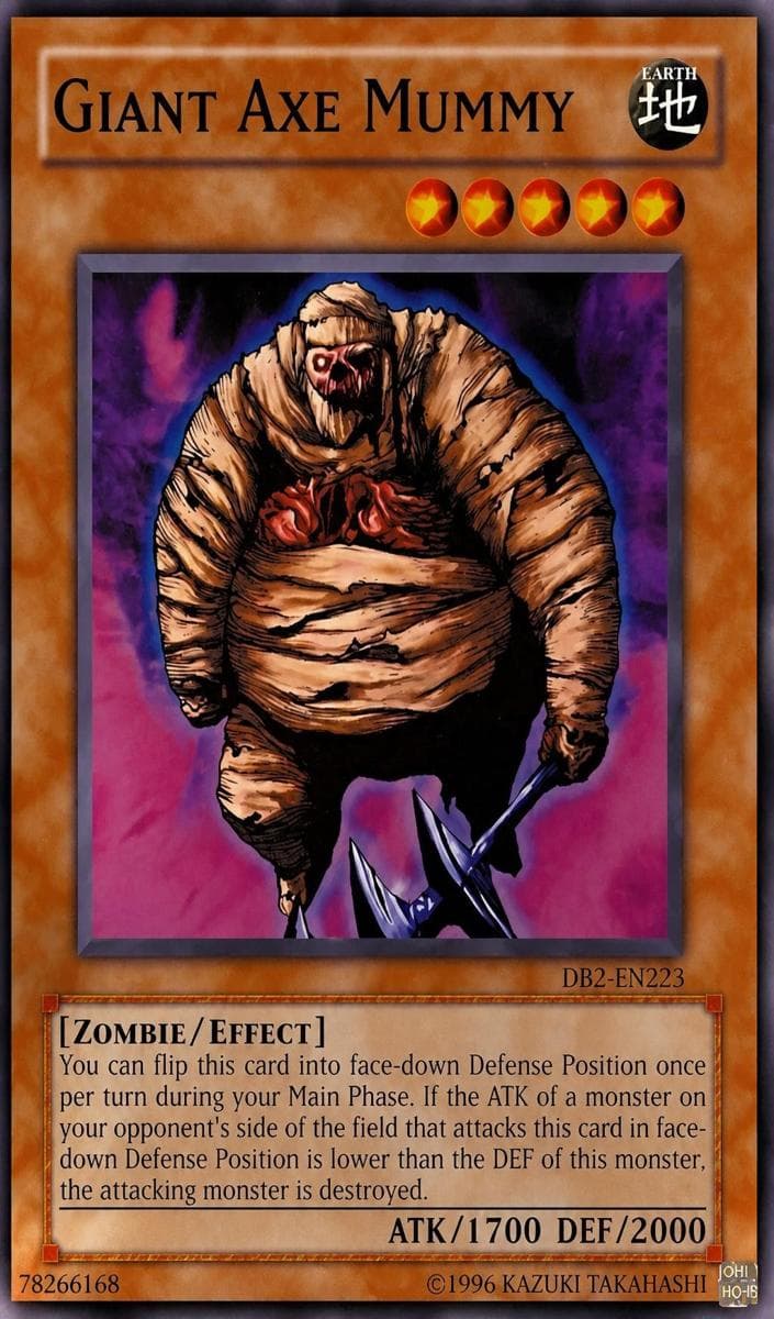 Giant Axe Mummy 2005 Yu-Gi-Oh! Dark Beginning 2
