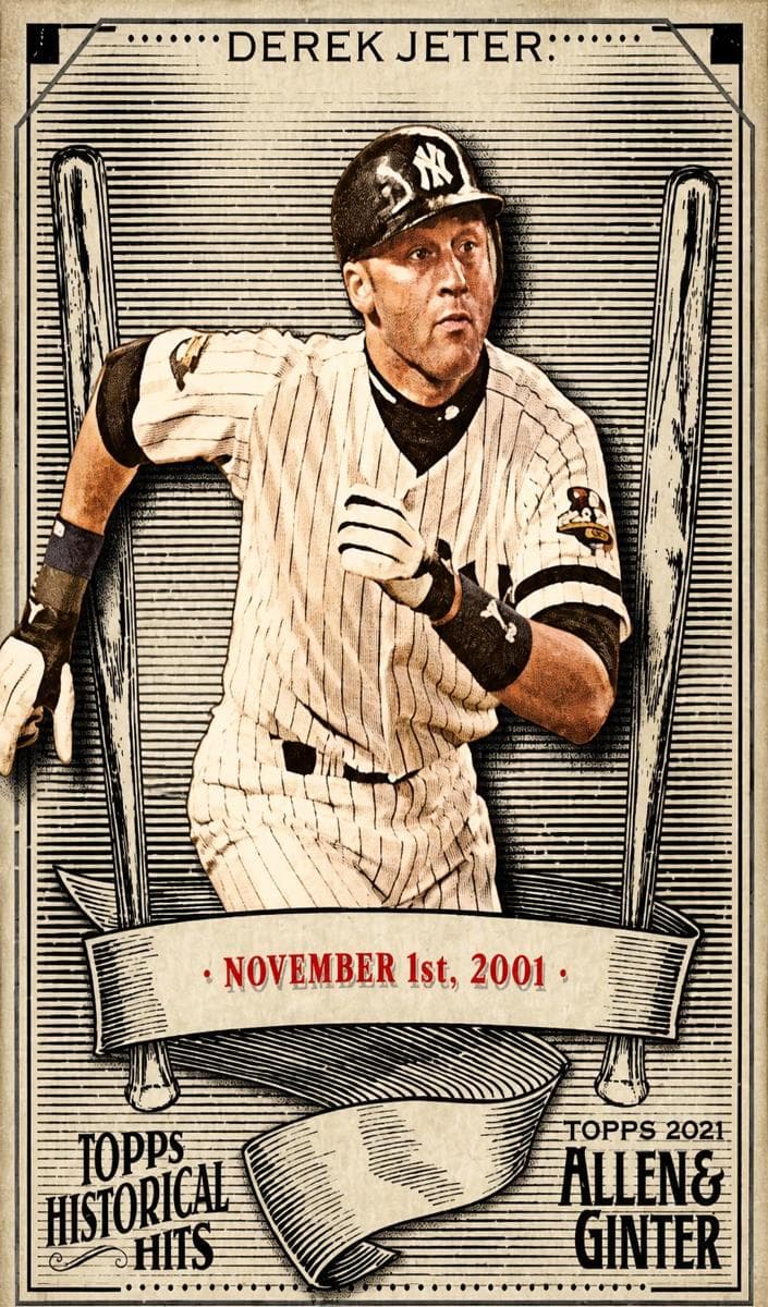 Derek Jeter 2021 topps Topps Allen & Ginter