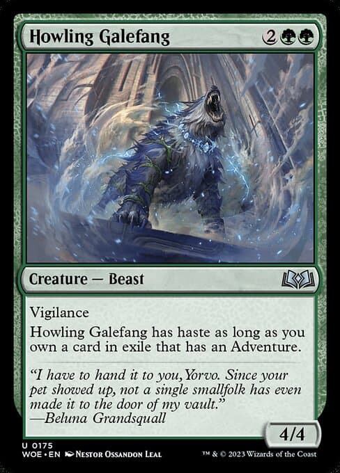 Howling Galefang 2023 Magic: The Gathering Wilds of Eldraine