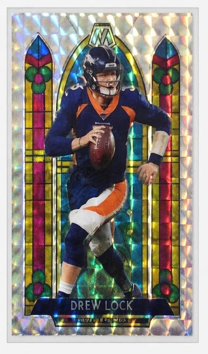 Drew Lock 2020 panini Mosaic Stained Glass