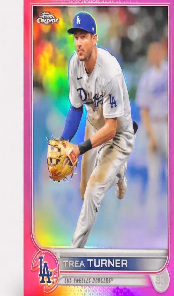 Trea Turner 2022 topps Topps Chrome
