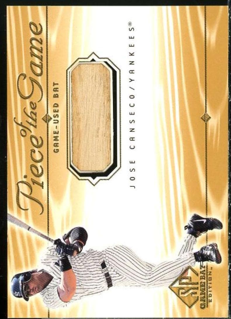 Jose Canseco 2001 unknown SP Game Bat Edition