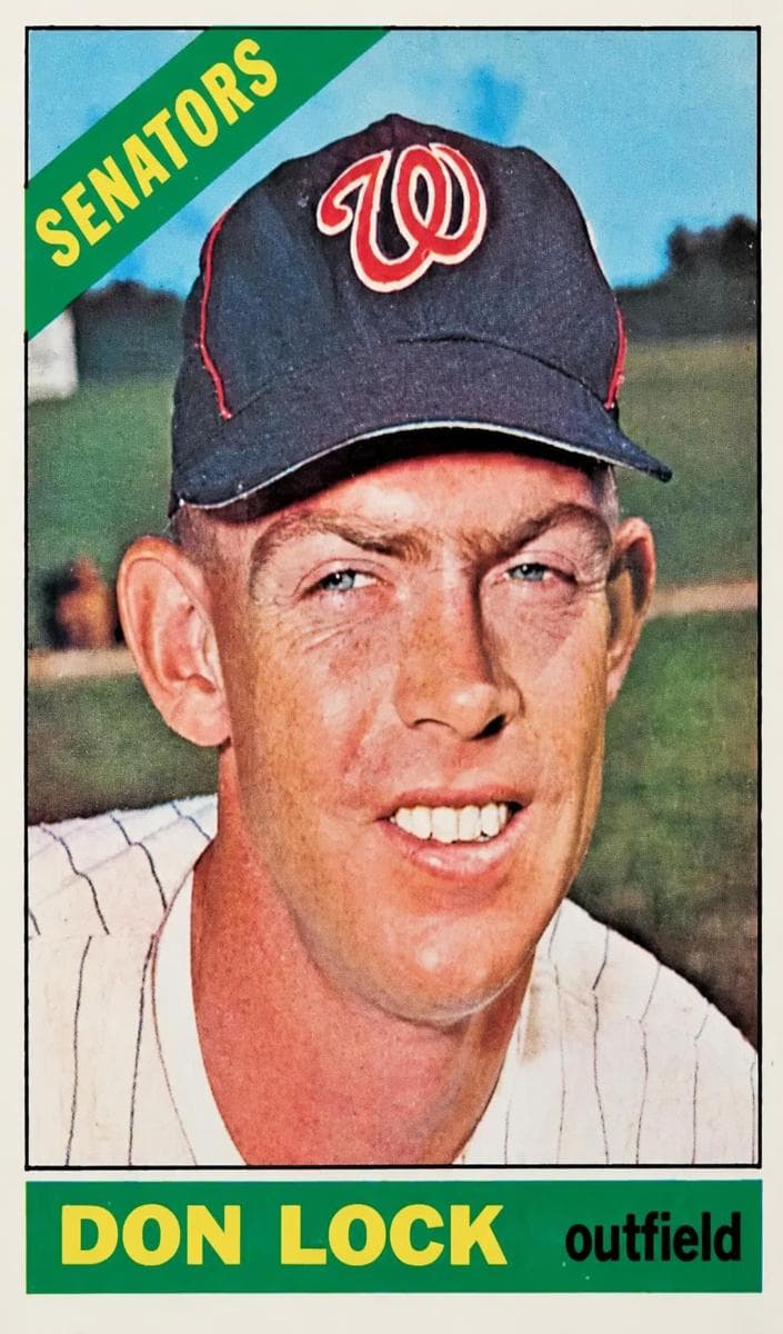 Don Lock 1966 topps O-Pee-Chee