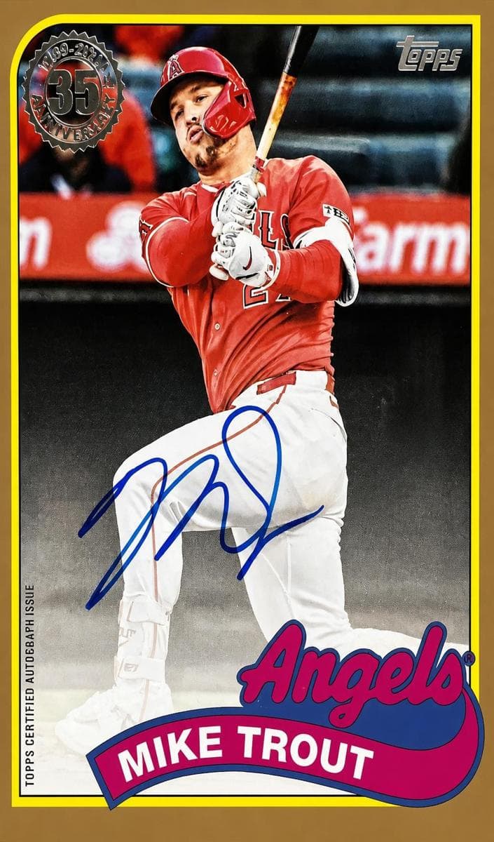Mike Trout 2024 topps Topps Update