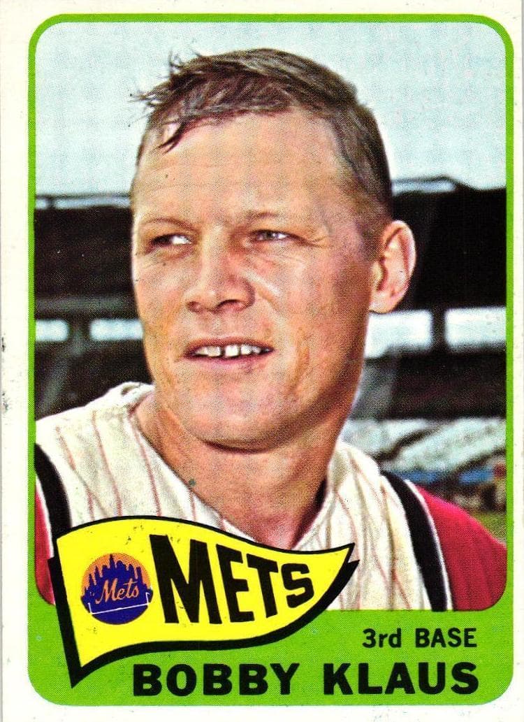 Bobby Klaus 1965 topps Topps