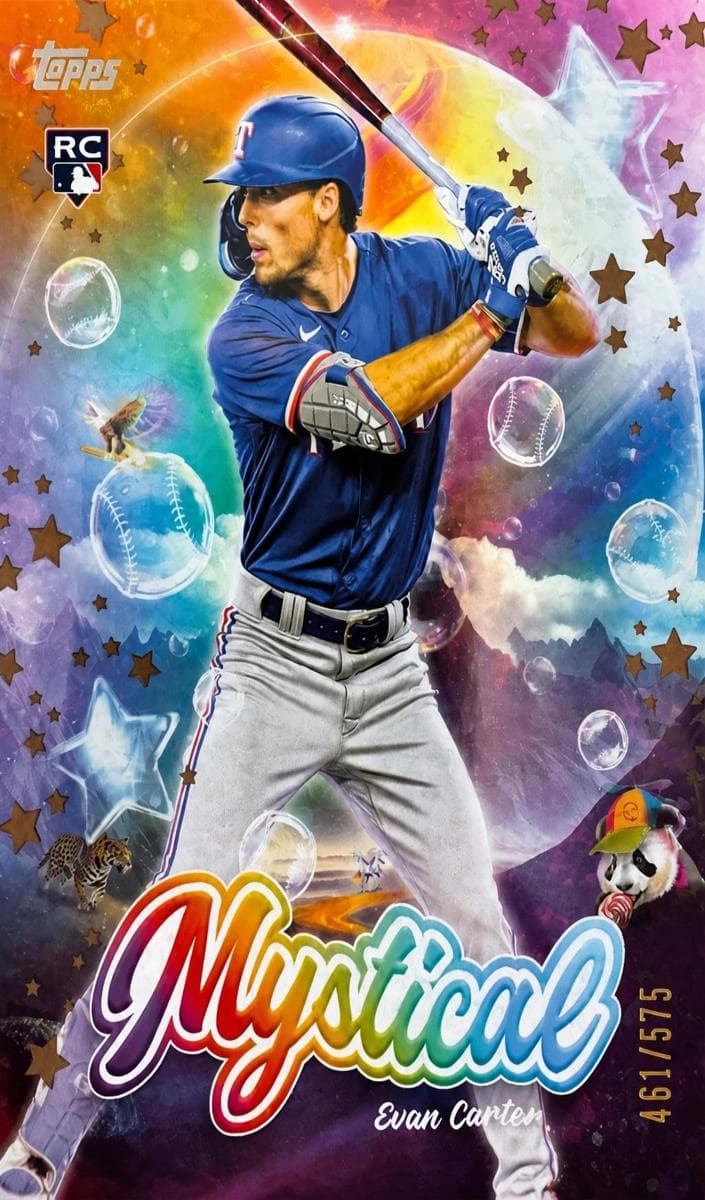 Evan Carter 2024 topps Topps Update