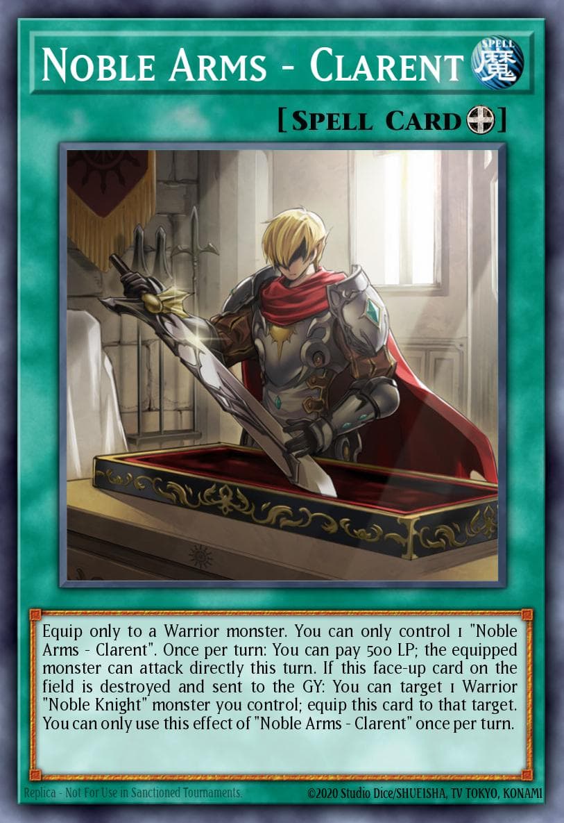 Noble Arms - Clarent 2018 Yu-Gi-Oh! Cybernetic Horizon