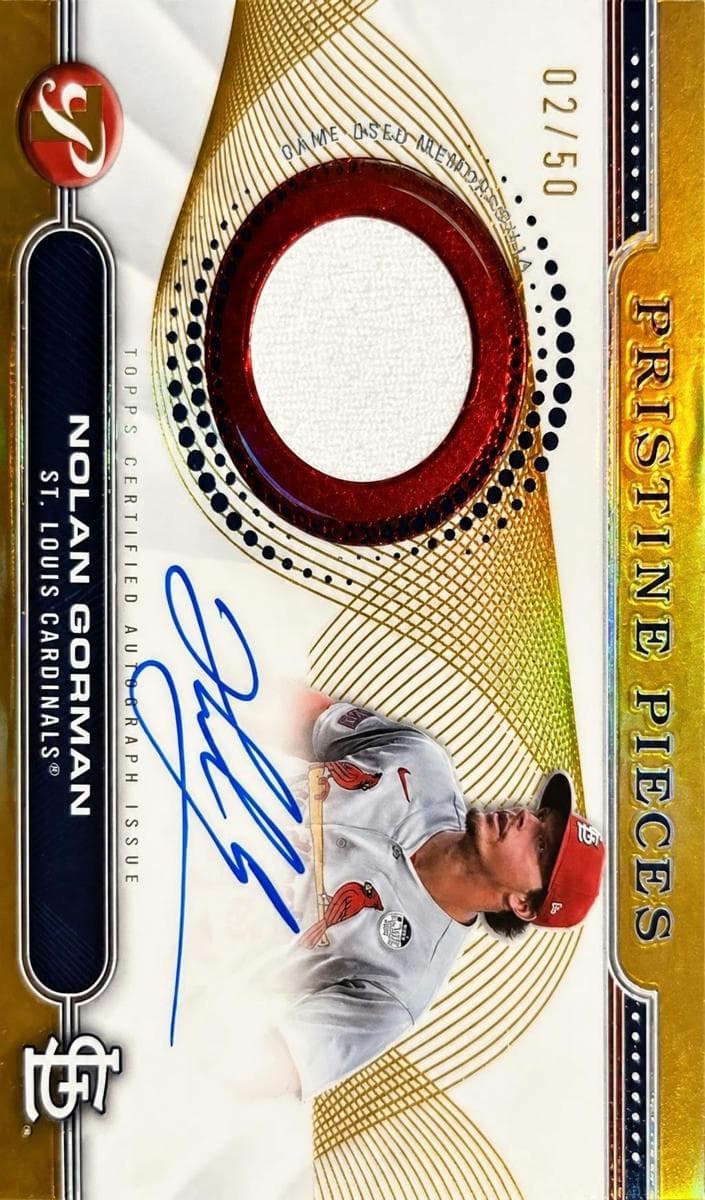 Nolan Gorman 2024 topps Topps Pristine