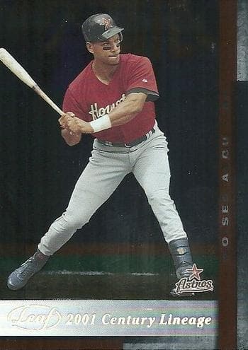 Moises Alou 2002 leaf Leaf