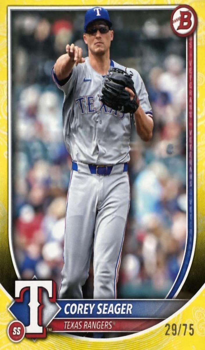 Corey Seager 2025 bowman Bowman