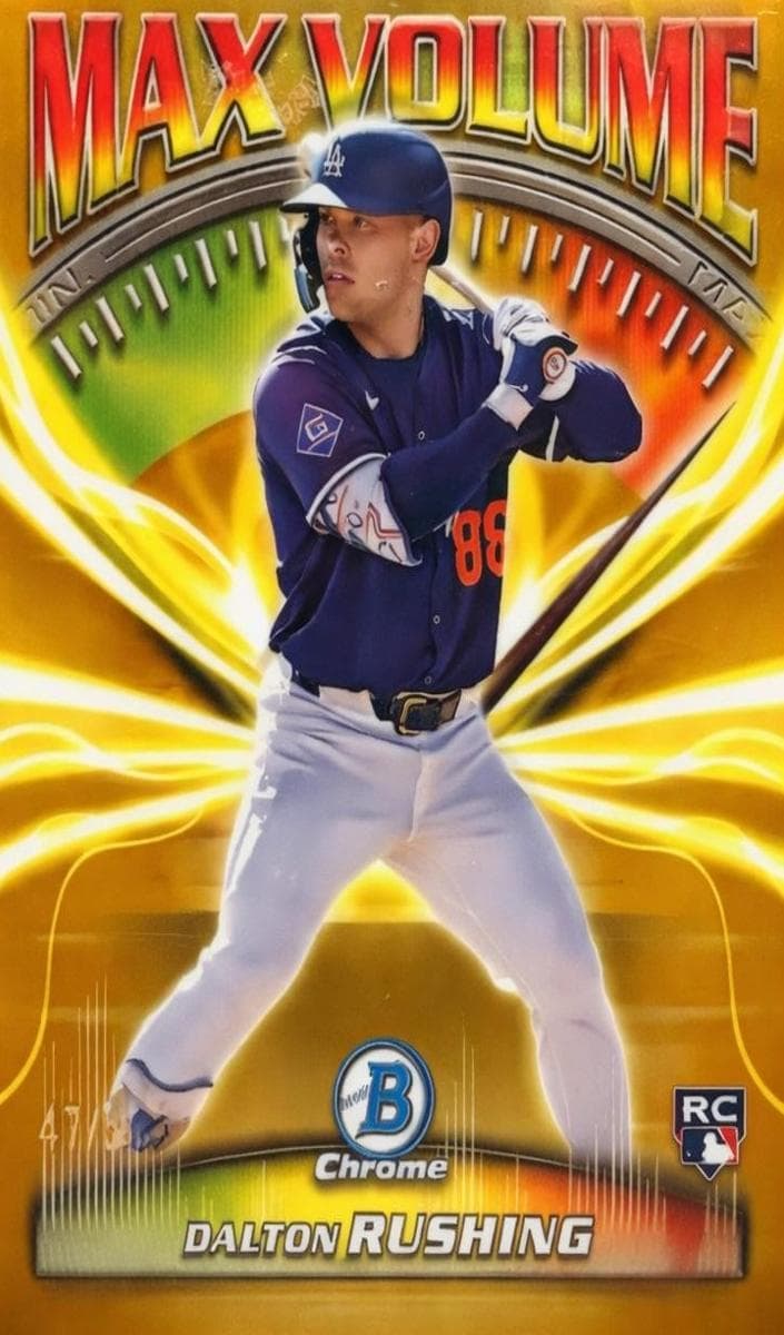 Dalton Rushing 2025 bowman Bowman Chrome