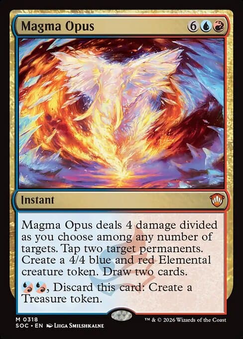 Magma Opus 2025 Magic: The Gathering Tarkir: Dragonstorm Commander