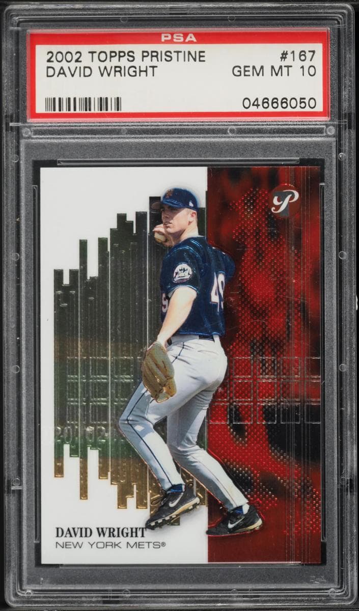 David Wright 2002 topps Pristine