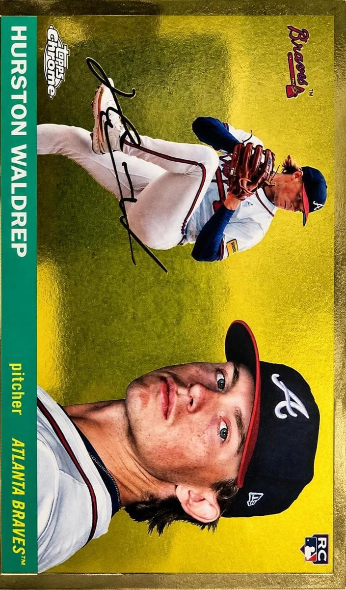 Hurston Waldrep 2025 topps Topps Chrome Platinum