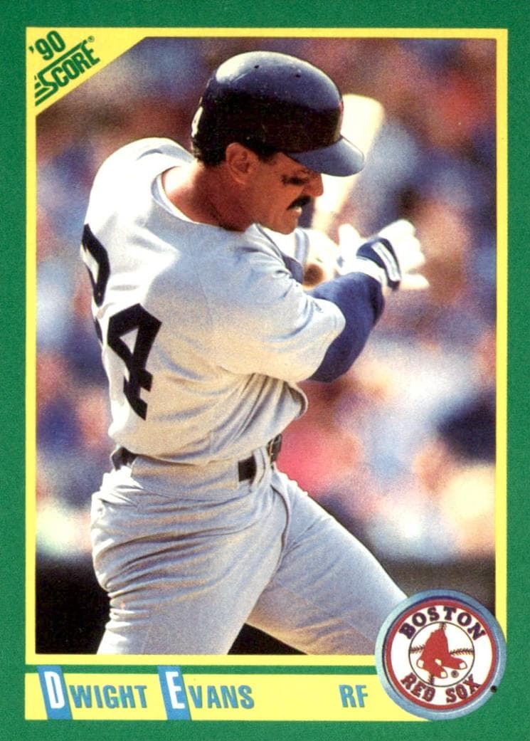 Dwight Evans 1990 panini Score