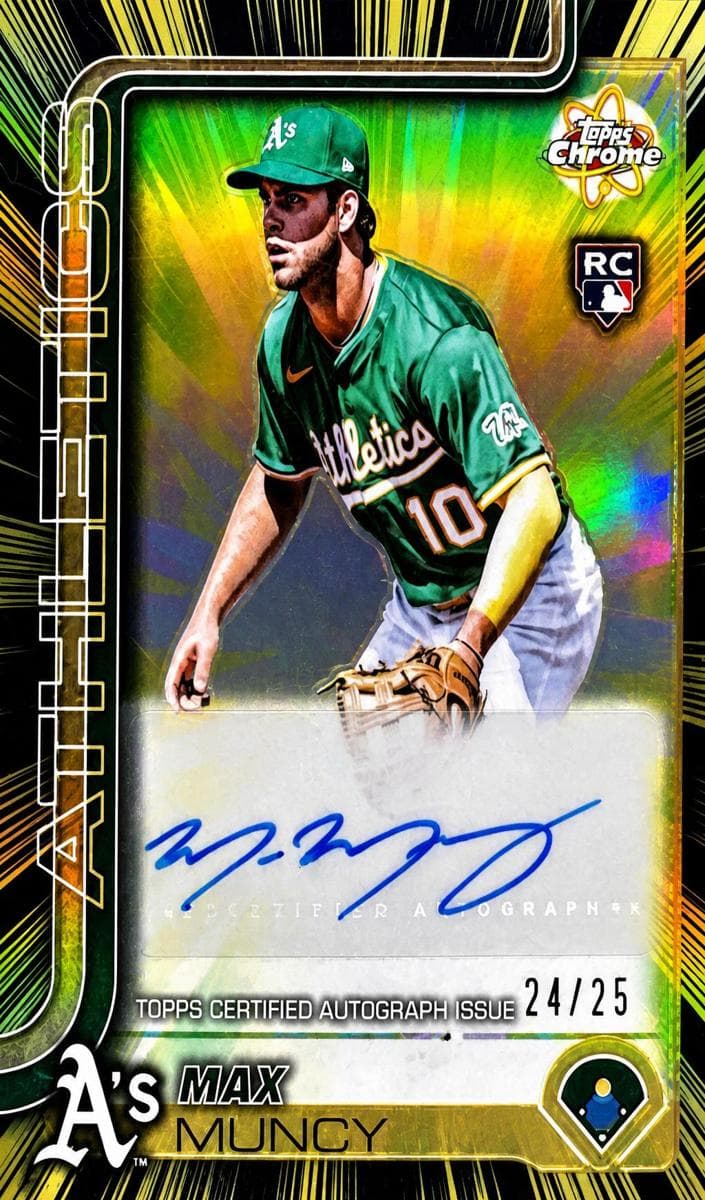 Max Muncy 2025 topps Topps Chrome Update