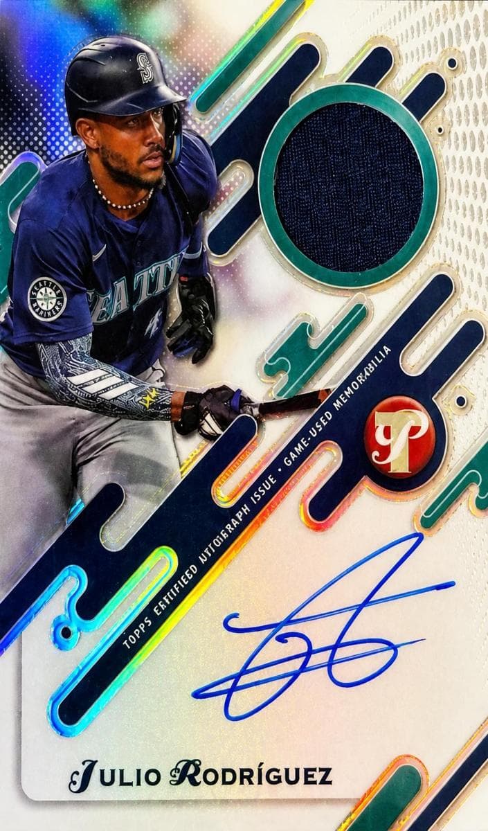 Julio Rodríguez 2025 Topps Pristine auto card
