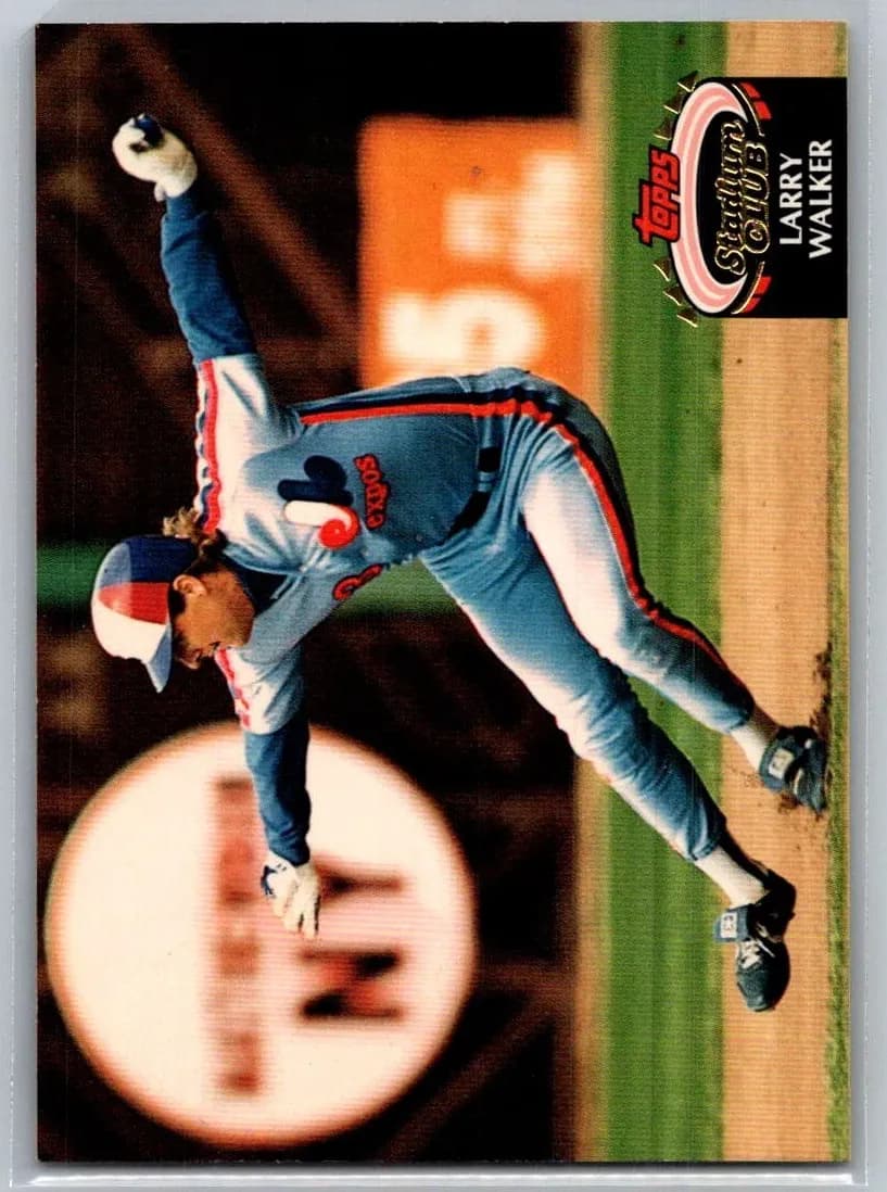 Larry Walker 1992 unknown Stadium Club