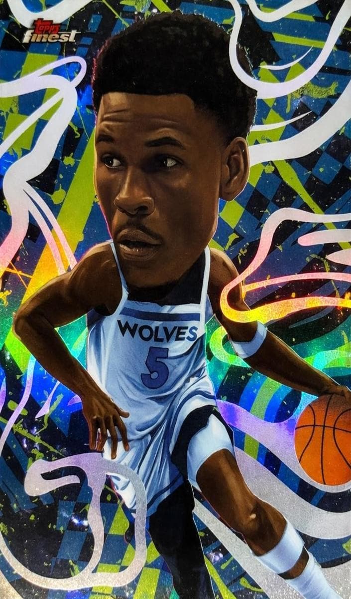 Anthony Edwards 2025 topps Topps Finest