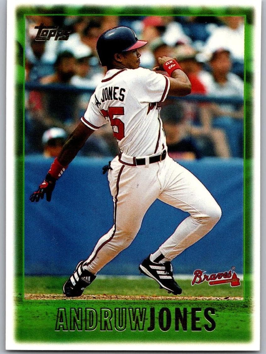 Andruw Jones 1997 topps Topps