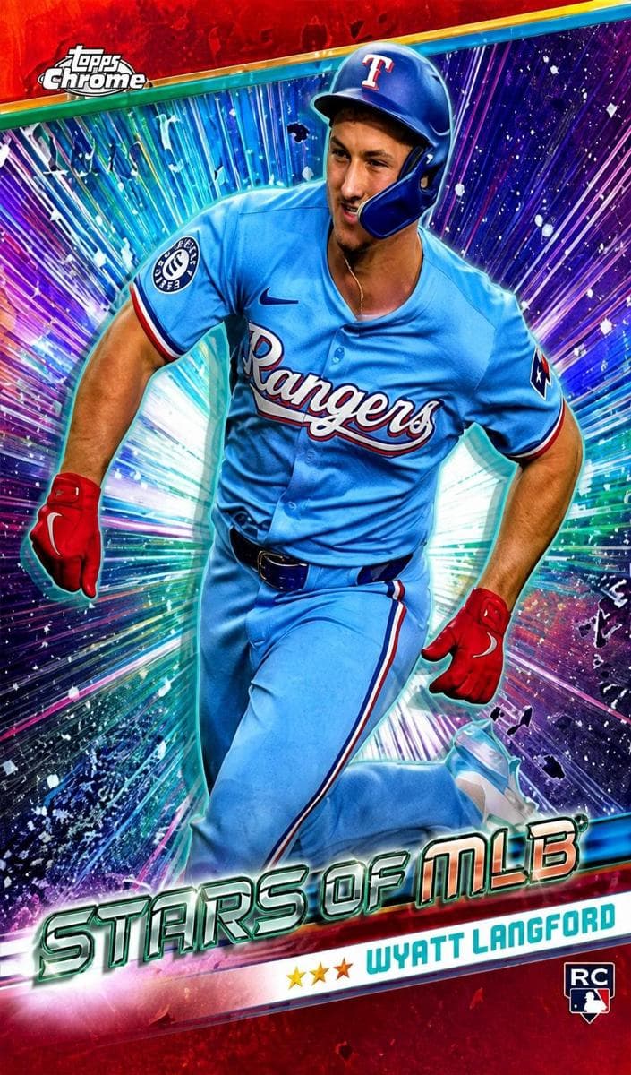 Wyatt Langford 2024 topps Topps Update
