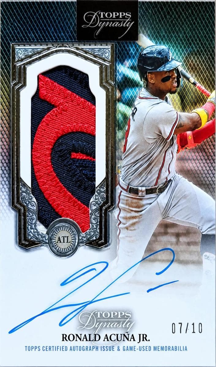 Ronald Acuña Jr. 2023 topps Topps Dynasty
