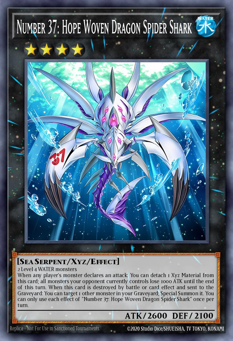 Number 37: Hope Woven Dragon Spider Shark #PGL3-EN007