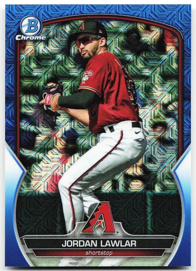 Jordan Lawlar 2023 bowman Bowman Chrome
